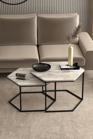 Orta Sehpa Altıgen İkili Lüx 