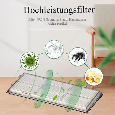 Filtre aksesuarı, Roborock S8/S8+/S8 Pro Ultra/S7/S7 Maxv/S7 Maxv Ultra/S7 Max Ultra/S7 Pro Ultra için, yıkanabilir HEPA filtre, 4 adet, G20 süpürme robotu için, 4'lü paket
