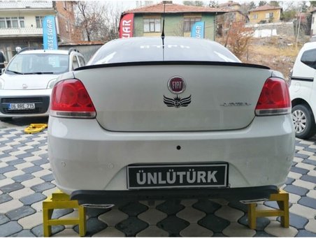 Fiat İle Uyumlu Linea Bagaj Üstü Spoiler Piano Black
