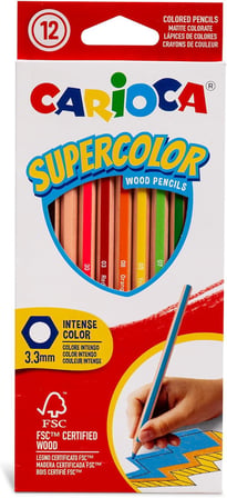 Carioca Supercolor Kuru Boya Kalemi 12'Li