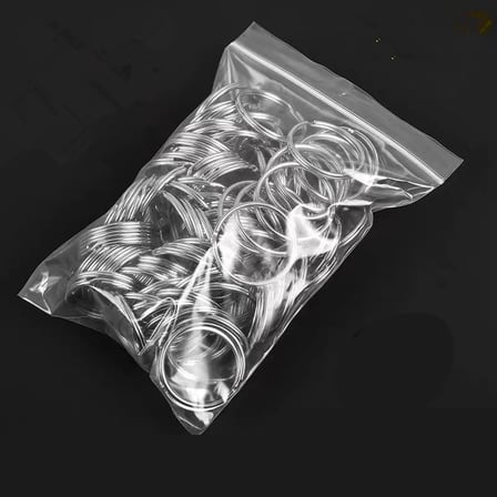 25 Mm Ezme Anahtarlık Halkası Nikel 100 Adet (30mm Dış Çap)