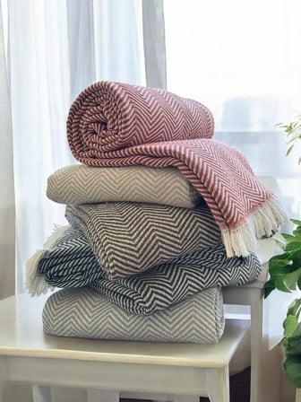 Carden Organik Pamuklu Kaymaz Koltuk Örtüsü Desenli 200x230 Cm Kanepe Çekyat Buldan Bezi Bej