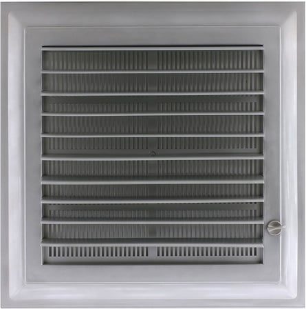Badem10 Menfez Banyo Wc Tuvalet Havalandırma Plastik Panjur Gri 45x65 CM