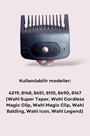 Wahl Makine Tarağı 1 Numara 1/0 (3 mm)