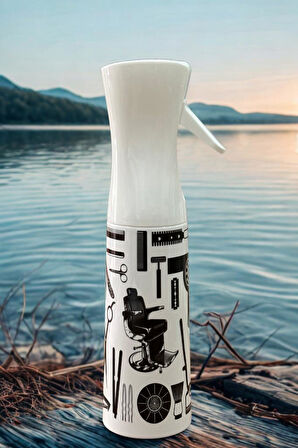 Point Otomatik Suluk Kuaför Tipi Ekipman Desenli Beyaz CCK-0027 300 Ml