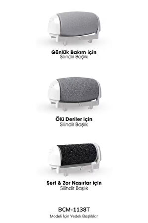 Bcm-1138t Ayak Bakım Törpüsü Topuk Nasır Temizleme Makinesi Için ( Yedek Başlıklar )