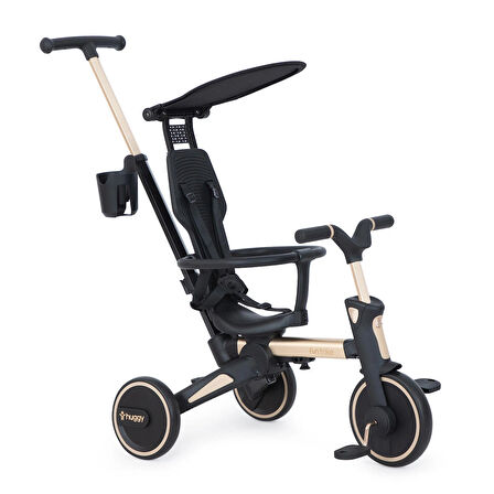 Huggy 6in1 FunTrike 3 Tekerlekli Bebek Bisikleti |Ebeveyn Kontrollü, Katlanabilir ve Denge Modlu