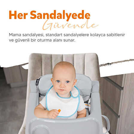 Huggy Cookie Portatif Katlanabilir Taşınabilir Mama Sandalyesi