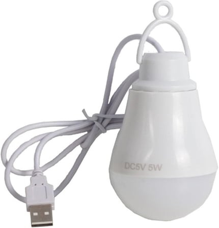 gaman Power Master Usb Kablolu 5 Watt Beyaz Led Ampul%90 Enerji Tasarrufu Renkli