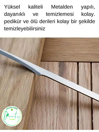 Profesyonel iki paketli metal ayak bakımı aracı