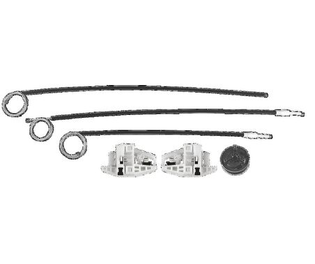 Kayoto Megane 2 2002-2009 Cam Kriko Teli Ön Sağ Tamir Takımı KY25501T