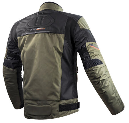 Ls2 Shadow Mont Haki-siyah-neon Turuncu X-LARGE