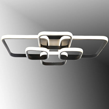 TT500-6-SY TT Aydınlatma ( Gün Işığı ) Mat Siyah Plofonyer 6 lı Led Avize