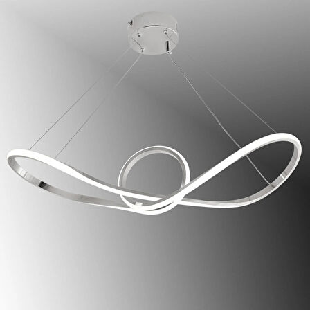 TT002-KR TT Aydınlatma Papyon Modeli Krom Kaplama ( Gün Işığı ) Led Avize