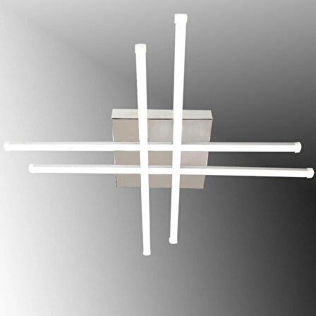 TT036-KR-3RENKIŞIK TT Aydınlatma Hashtag Modeli ( 3 RENK IŞIK )  Krom Kaplama Led Avize