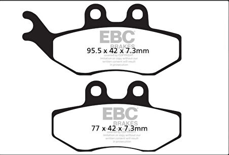 Ebc Fren Balatası Sfa194 2003-2015 Gilera Runner 200 St  Ön (grimeca Caliper)