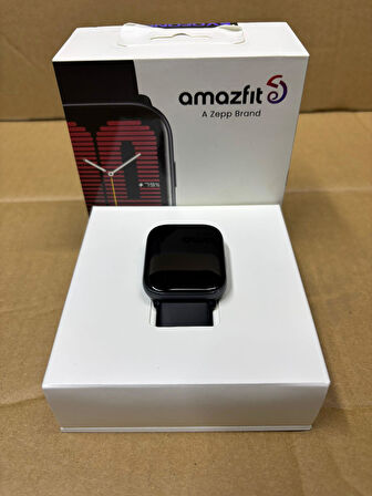 Amazfit Active Siyah Akıllı Saat (OUTLET) (12 AY EVOFONE GARANTİLİ)