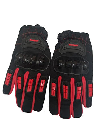 Ones Agaın Yazlık Eldiven Mg14 Siyah Kırmızı 2X-LARGE