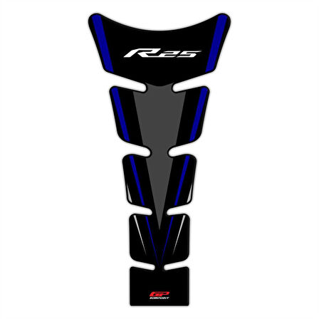 Gp Kompozit Tank Pad Seti Mavi Yamaha R25 2015-2018