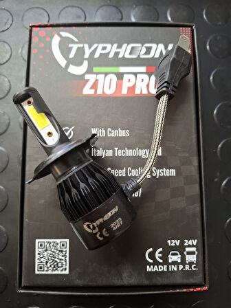 Tvs Apache 150 180 200 Far Ampulü Led H4 10000k Beyaz Işık (tek Adet) Motospartan