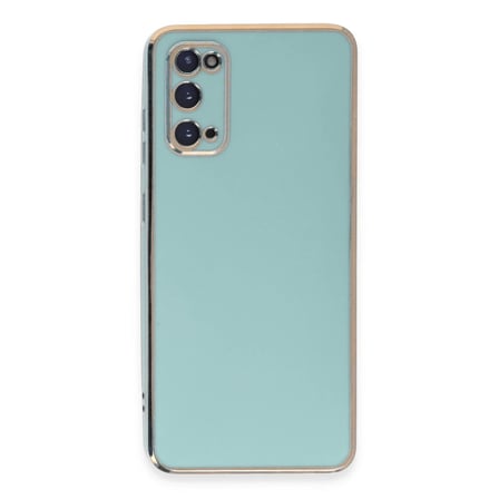 Samsung Galaxy S20 Kılıf Volet Silikon - Açık Yeşil