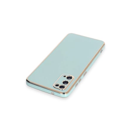 Samsung Galaxy S20 Kılıf Volet Silikon - Açık Yeşil