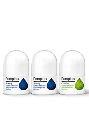 Perspirex Güçlü Terleme Önleyici 2'li ve Konfor Antiperspirant Roll-on 20 Ml