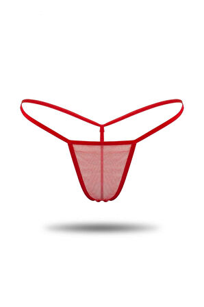 Kırmızı Tül Tanga Brf1115