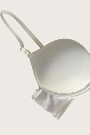 Mikro Kumaş İçi Boş Balenli Günlük Tek Desteksiz Sütyen