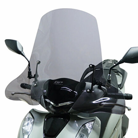 Gp Kompozit Siperlik Ön Cam Füme 45cm Honda Sh 125 2024 Uyumlu