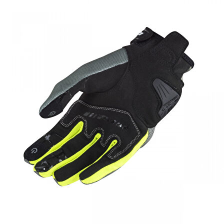 Ls2 Yazlık Eldiven Dart 2 Gri Neon Sarı LARGE