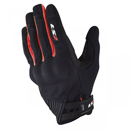Ls2 Yazlık Eldiven Dart 2 Siyah Kırmızı LARGE