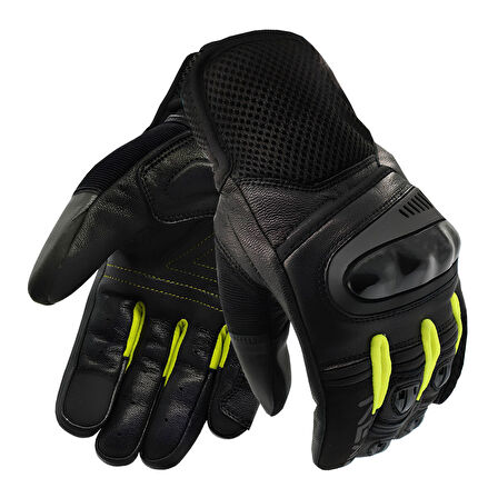 Vexo Speed Up Yazlık Eldiven Siyah - Neon Sarı MEDIUM