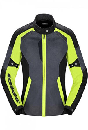 Spıdı Tek Net Yazlık Fileli Mont Neon Sarı X-LARGE