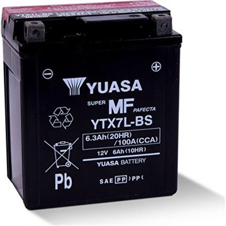 Honda Spacy 110 Akü Ytx7l-bs 12v6ah100a Yuasa