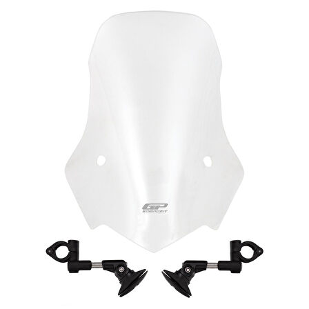 Gp Kompozit Ön Siperlik Cam Şeffaf 49cm Mondıal Drıft 125 L 2011-2023