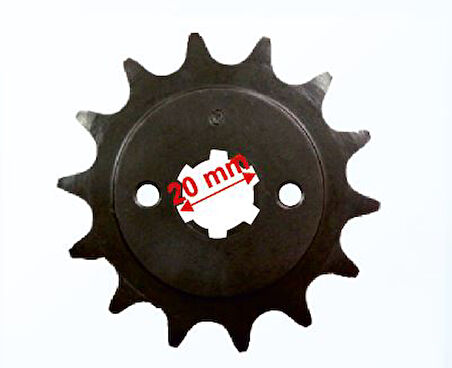 Motospartan Ön Dişli 14t Bajaj Pulsar Ns 200 Rs 200 Ktm 200 Duke Abs 2014-2020 Bajaj Avenger 150