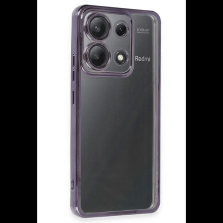 Xiaomi Poco X6 Kılıf Razer Lensli Silikon - Mor