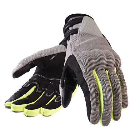 Vexo Globe Yazlık Eldiven Nardo Gri-neon Sarı 2X-LARGE