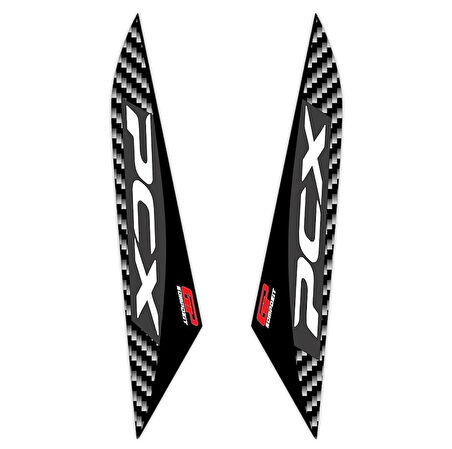 Gp Kompozit Ayak Yan Pad Siyah Honda Pcx 125 2018 2020