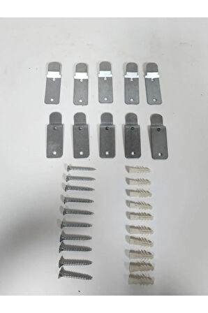 10 Adet Yangın Tüpü Askı Aparatı Metal