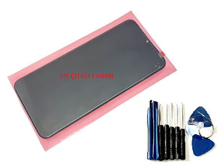 Oppo Realme C11 (RMX2185) Lcd Ekran Dokunmatik Orijinal (ÇITALI) Tamir Seti