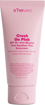 Crush On Pink - SPF 50+ Leke Karşıtı ve Ton Eşitleyici Pembe Güneş Kremi
