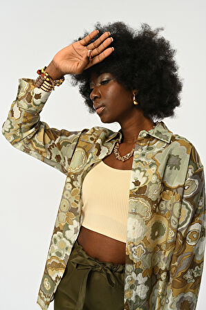 Kadın Desenli Gömlek