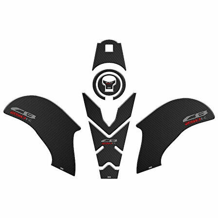 Gogo Tank Pad Set 004 Honda Cb250r 2018 - 2024 Uyumlu