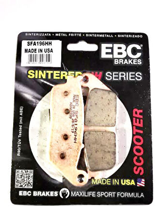 Ebc Fren Balatası Sinter Sfa196hh Honda Nc 750d Integra Uyumlu Ön Fren Balatası
