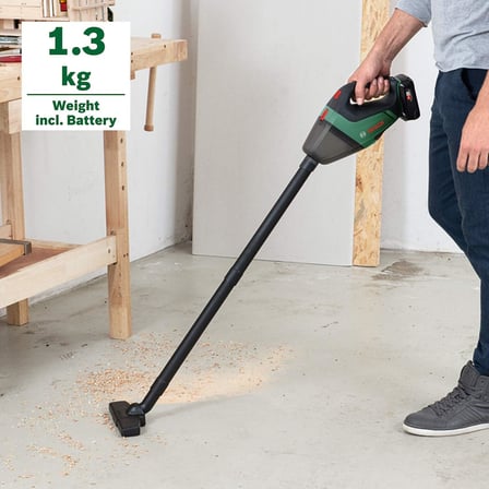 Akülü Elektrikli Süpürge (0.5 L Hazne, 15.3 x 5.8 x 8.3 cm, 18 Volt, Akü dahil değildir)