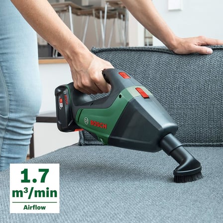 Akülü Elektrikli Süpürge (0.5 L Hazne, 15.3 x 5.8 x 8.3 cm, 18 Volt, Akü dahil değildir)