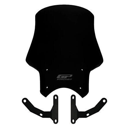 Gp Kompozit Siperlik Camı Siyah 49cm Honda Cb 125r Cb 250r 2018-2024