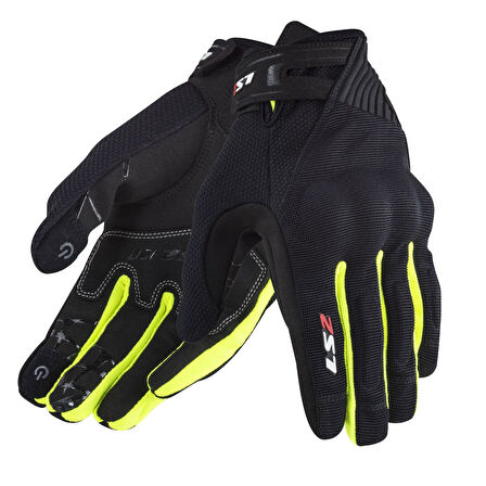 Ls2 Yazlık Eldiven Dart 2 Siyah Neon Sarı MEDIUM